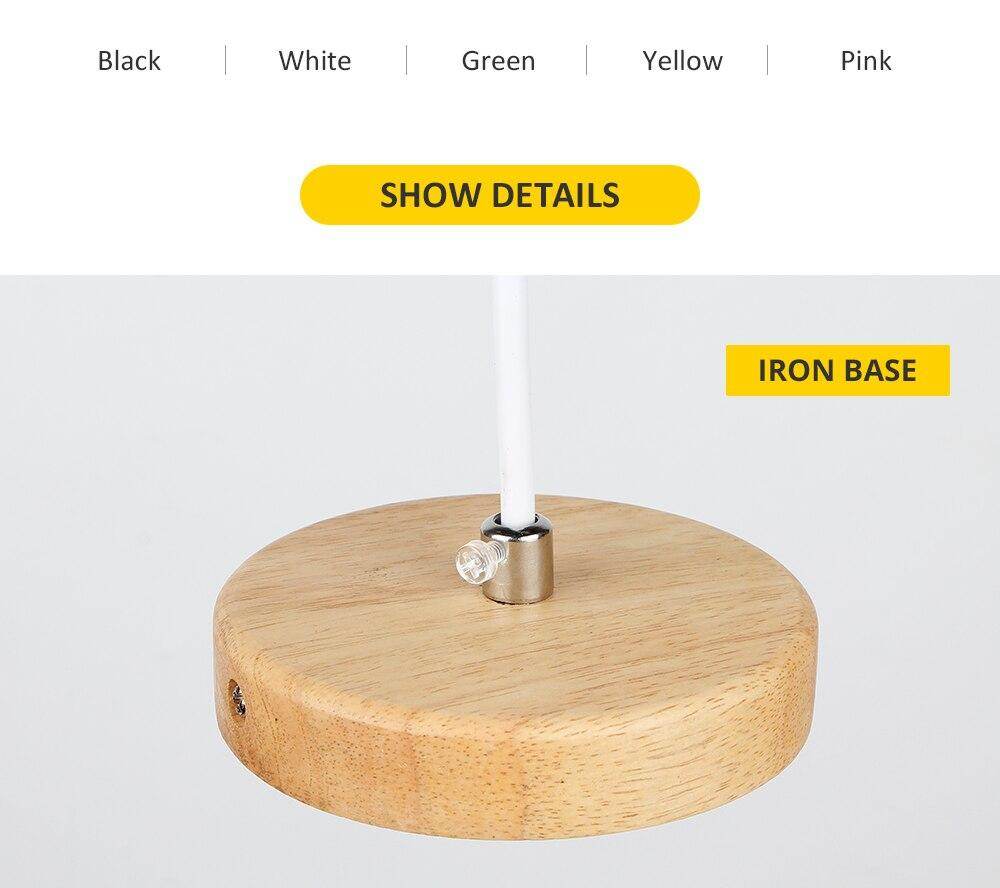 Modern Pendant Lights Nordic Wood Light Loft Pendant Lamps E27 for Dinning Room Home Decoration Restaurant Lamp Hotel
