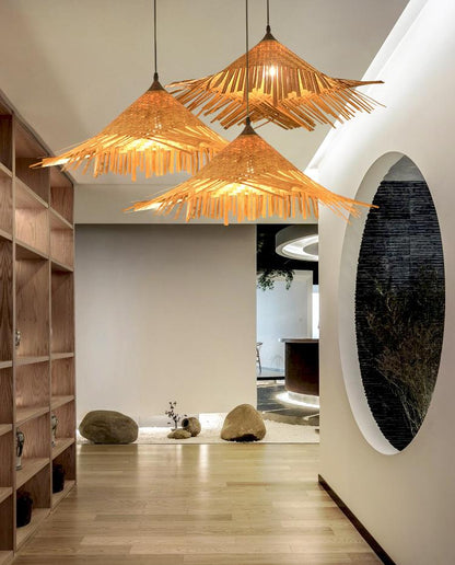Bamboo Chandelier Home Stay Bamboo Lamp