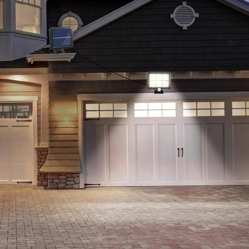 120LED COB Solar Light Outdoor Motion Sensor Wall Light Waterproof Garden Lamp Spotlights Emergency Pathway Street Security Lamp