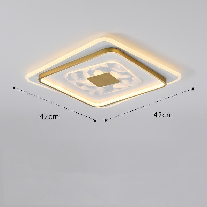 Living Room Ceiling Lamp Creative Feather Light Luxury LED Lamps