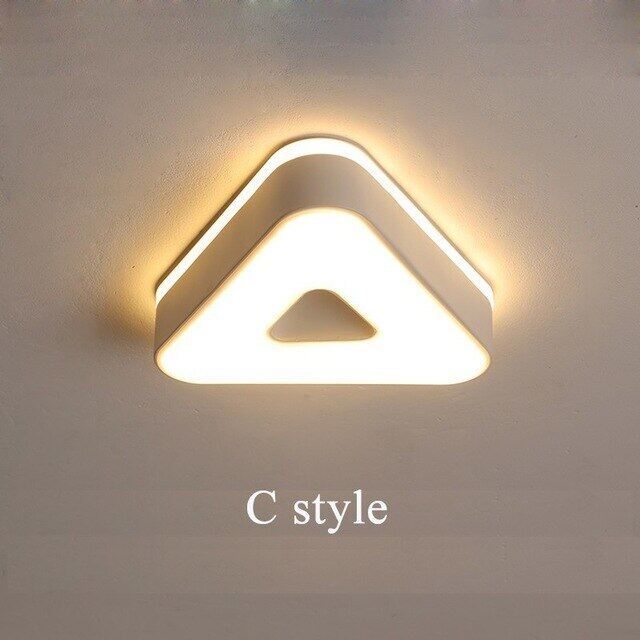 New Design LED Ceiling Light Corridor Art Gallery Decoration Front Balcony Lamp Porch White Black Lamparas De Techo Plafondlamp