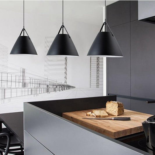 Nordic Modern Pendant Lights Kitchen Lamp Vintage Hanglamp For Loft Ceiling Living Study Dining Room LED Lighting Home Decor