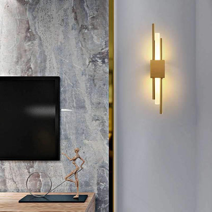 Modern Light Luxury Bedroom Copper Wall Lamp