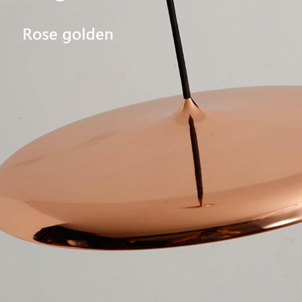 Modern Art Design LED Pendant Light UFO Round Plate Suspension Lamp For Dining Room Living Room Bedroom Table Study Hanging Lamp