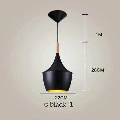 Slope indoor wrought iron lampshade LS01 retro retro Edison modern chandelier LED ceiling living room bedroom home lamp