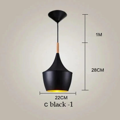 Slope indoor wrought iron lampshade LS01 retro retro Edison modern chandelier LED ceiling living room bedroom home lamp