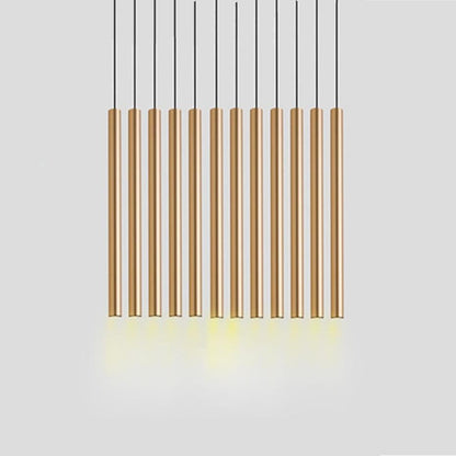 Black industrial Pendant Lights long tube Hanging Lamp for Living Room Home Light Fixtures Decor Luminaire kitchen lights