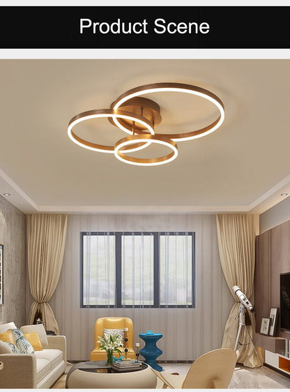 Led Ceiling Lights For Living Room Bedroom Remote Control Lamparas DeTecho Surface Mount White Indoor Lighting Fixture