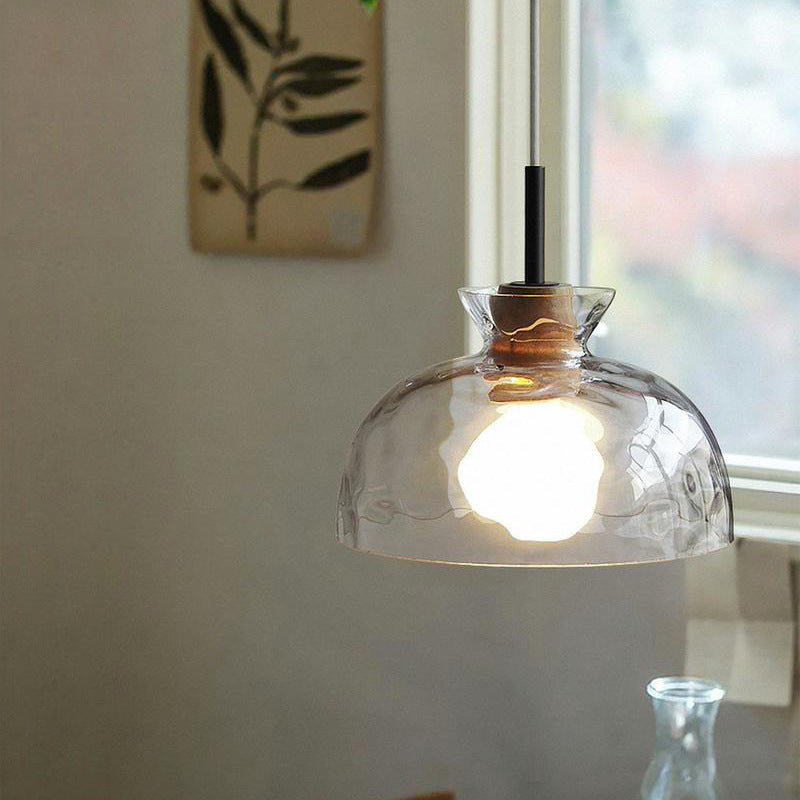 Nordic Lamp Clear Glass Lampshade Bedroom Living Room pendant lights Kitchen Dining chandeliers Restaurant Decor Hanging Lights