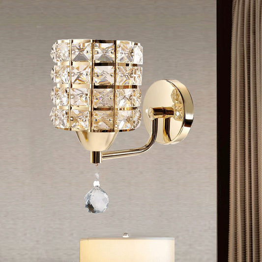 Decorative Crystal Wall Lamps Simple Cyrstal Wall Lights for Bedroom Living Room Crystal Wall Lighting