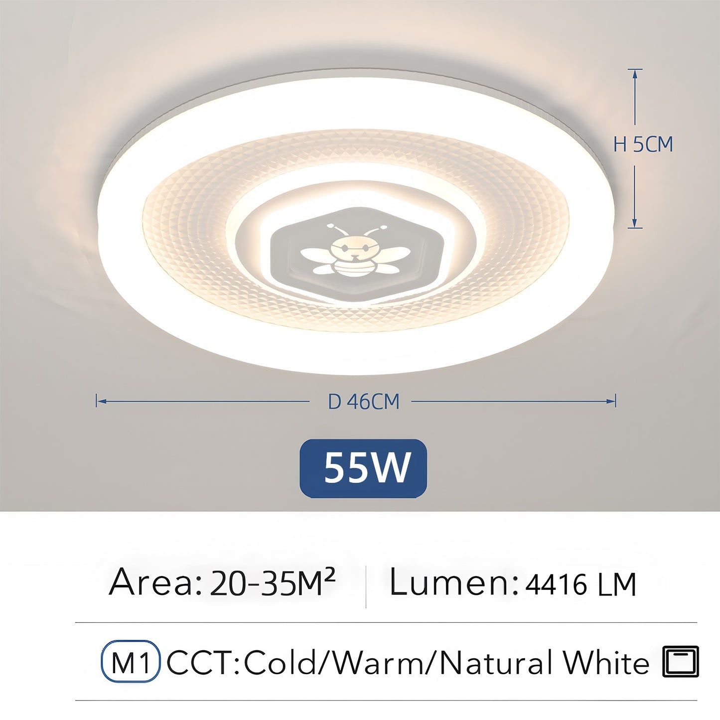 Ceiling Chandelier Modern Simple Led Ceiling Lamp Bedroom  Living Room Are WarmLighting