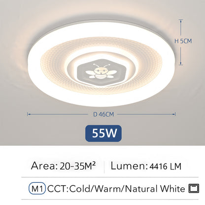 Ceiling Chandelier Modern Simple Led Ceiling Lamp Bedroom  Living Room Are WarmLighting