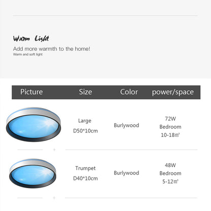 Minimalist Bedroom LED Ceiling Light Creative Blue Sky Chandelier Living Room Dining Room Lighting