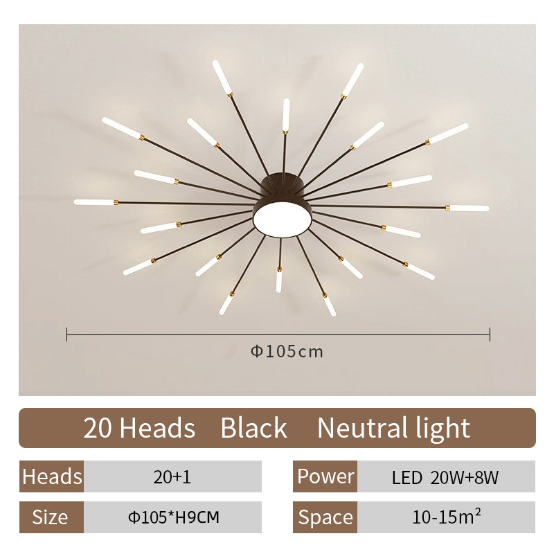 Creative LED Ceiling Lamp Modern Living Room Lights Nordic Lustre Indoor Chandelier Fixtures Lamps