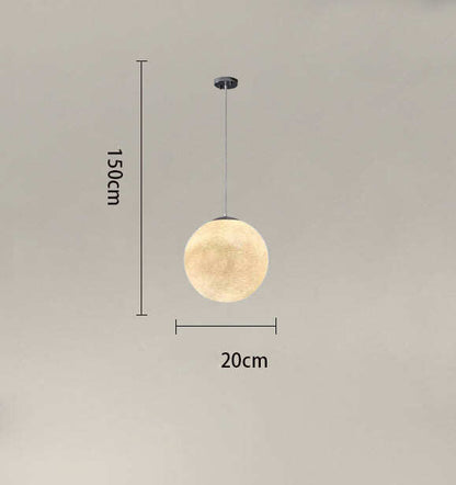 Creative Restaurant Bar Decoration Chandelier Hotel Bedroom Living Room Moon-shaped Lamps