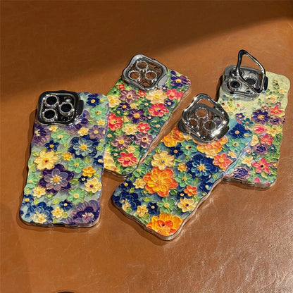 Luxury IMD Flower Design Fashion Phone Cases for iphone 16 15 14