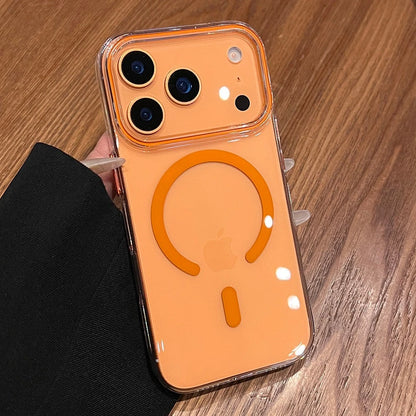 Transparent for Magsafe Hard PC Case for iPhone 17 Magnetic Candy Color Clear Ultra Slim Cover
