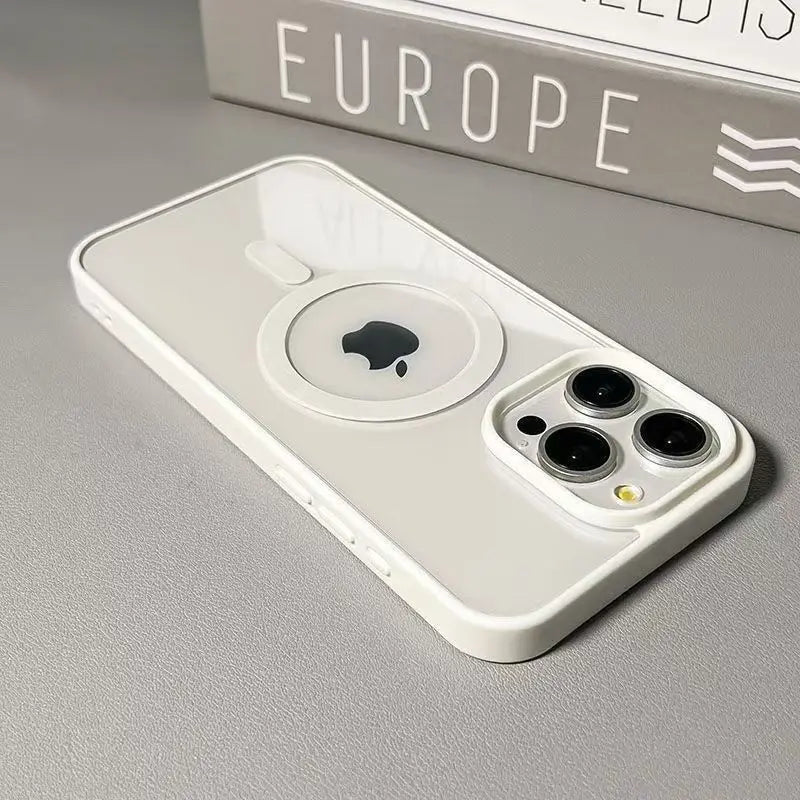 Candy Color Magsafe Wireless Charge Phone Case For iPhone 17 16 15 14 Magnetic Bumper Cover