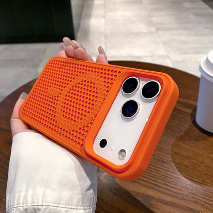 Cooling Heat Dissipation For Magsafe Case For iPhone 17 Breathable Magnetic Hard Phone Case