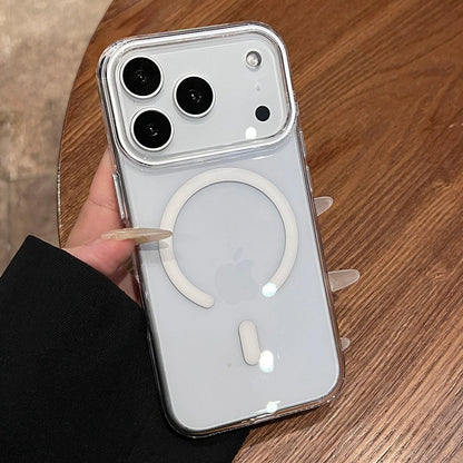 Transparent for Magsafe Hard PC Case for iPhone 17 Magnetic Candy Color Clear Ultra Slim Cover