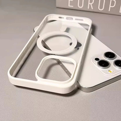 Candy Color Magsafe Wireless Charge Phone Case For iPhone 17 16 15 14 Magnetic Bumper Cover