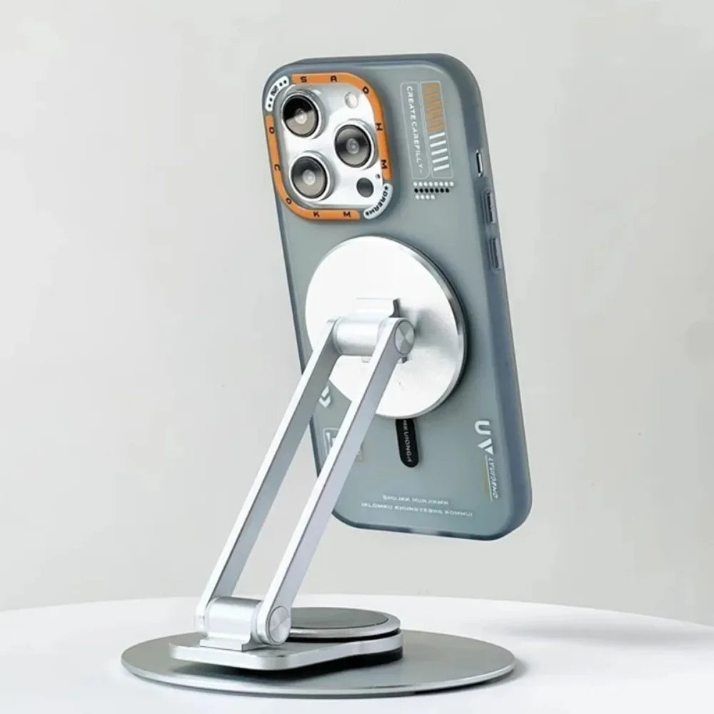 Matte Magnetic Phone Case For iPhone 17 Magsafe Wireless Charge Frosted Metal Lens Frame Buttons Cover