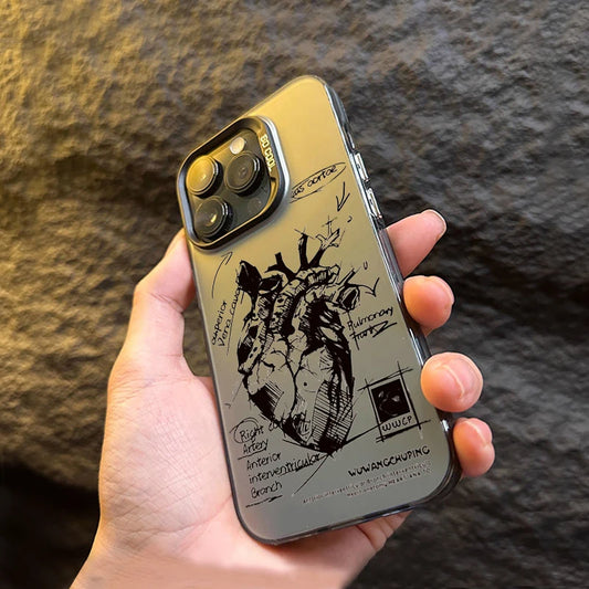 Creative Cardiovascular Model Heart Medical Phone Case For IPhone 16 15 14