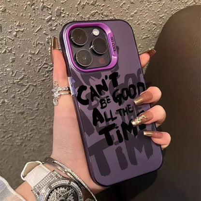 Inspirational Quotes Minimalist Letters Graphic Phone Case For iPhone 16 15 14