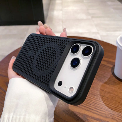 Cooling Heat Dissipation For Magsafe Case For iPhone 17 Breathable Magnetic Hard Phone Case