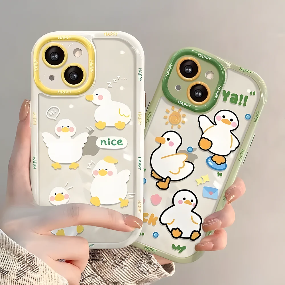 Cut Cat Aninal Phone Case For iPhone 17 16 15 Silicone Soft Cover