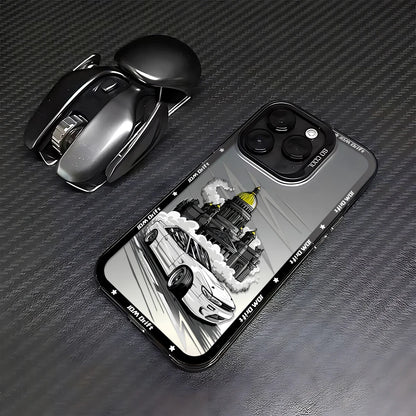 Tokyo Sports Racing JDM Drift Car Phone Case For iPhone 16 15 14 Anti Fall Matte Cover