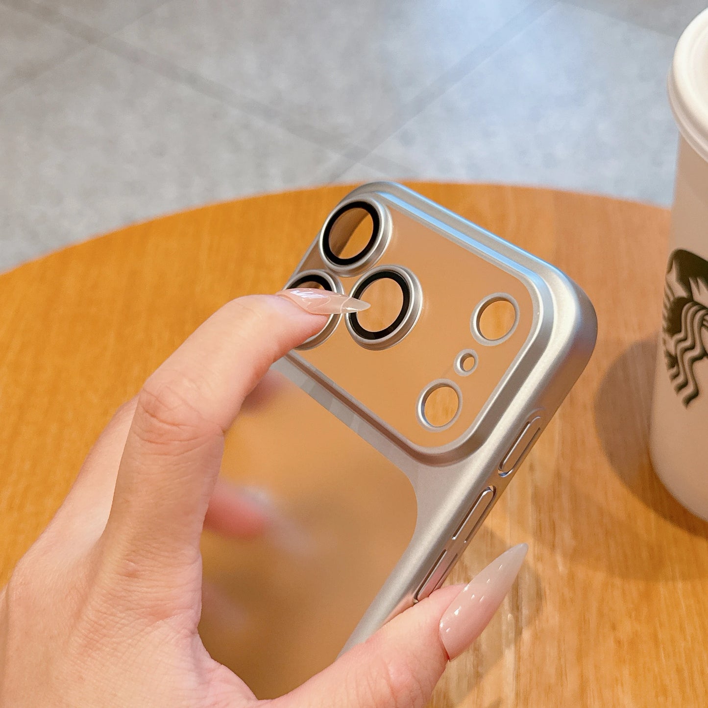 New Transparent Phone Case For iPhone 17 Plating Frame Lens Film Protection Anti-fall Hard Clear Cover