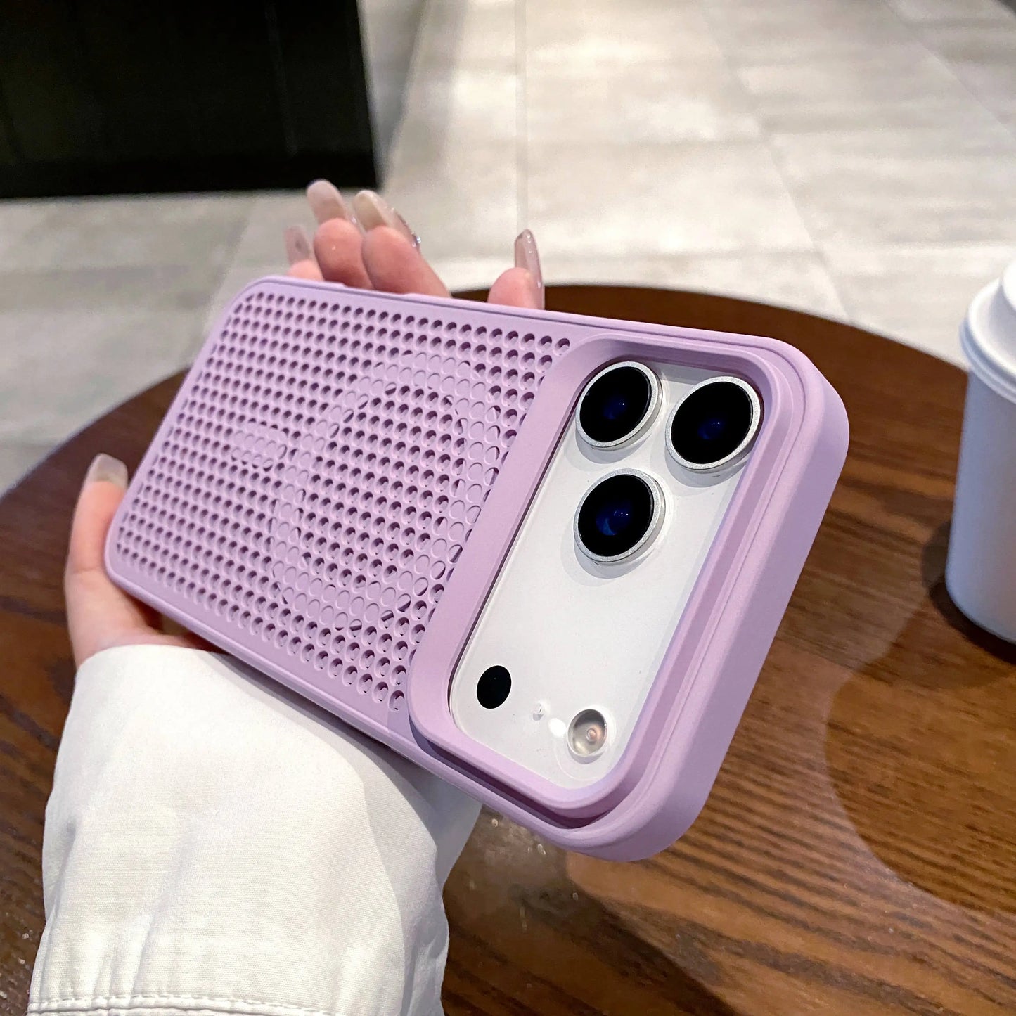 Cooling Heat Dissipation For Magsafe Case For iPhone 17 Breathable Magnetic Hard Phone Case