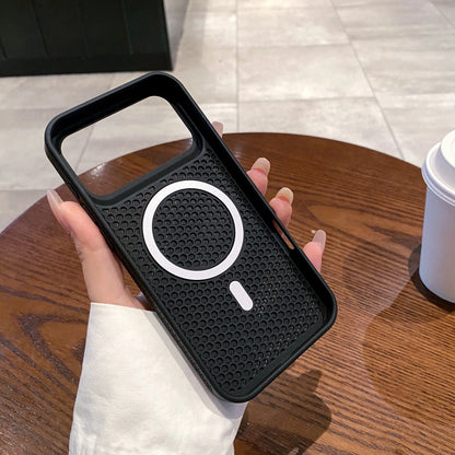 Cooling Heat Dissipation For Magsafe Case For iPhone 17 Breathable Magnetic Hard Phone Case