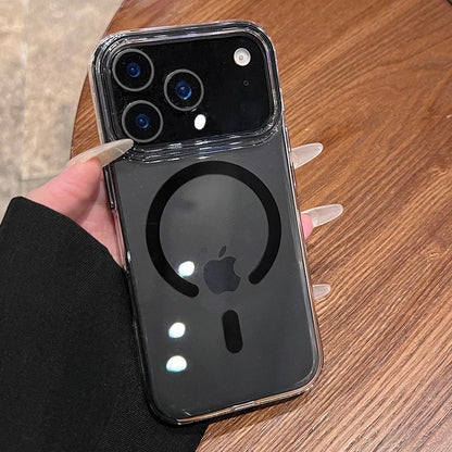 Transparent for Magsafe Hard PC Case for iPhone 17 Magnetic Candy Color Clear Ultra Slim Cover