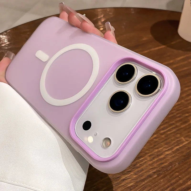 Luxury 2 IN 1 Magnetic Shockproof Case for iPhone 17 Liquid Silicone Magsafe Bumper Cover