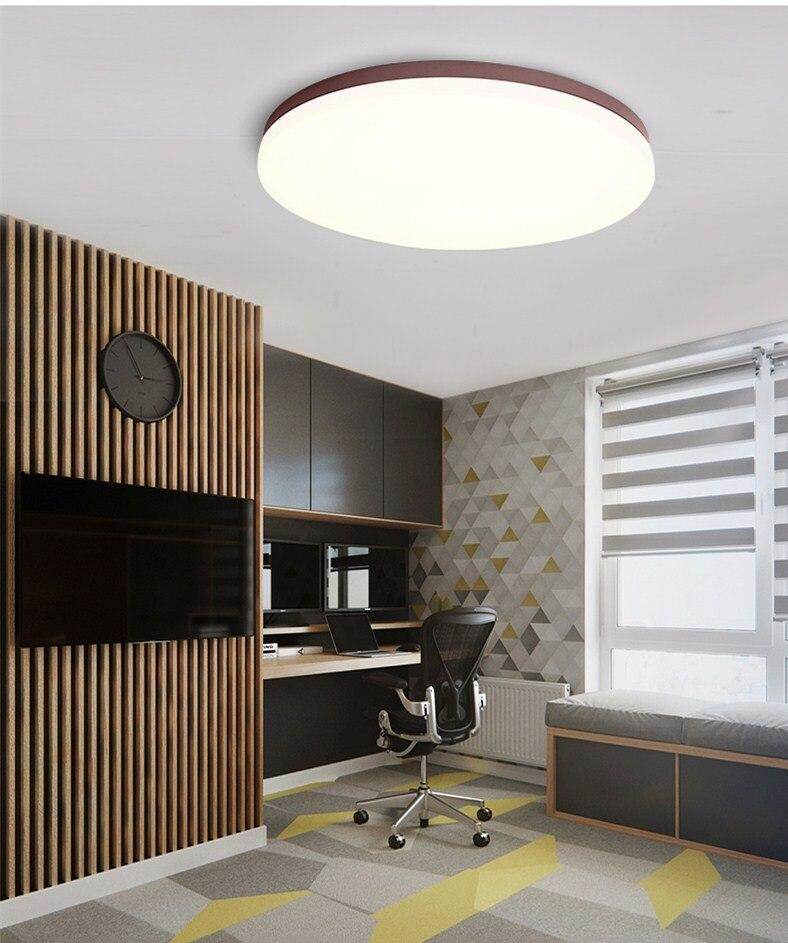 LED Macaron Ceiling Light Lamp Modern Panel Fixture Bedroom Children Remote Living Room Hall Surface Mount Flush Lighting