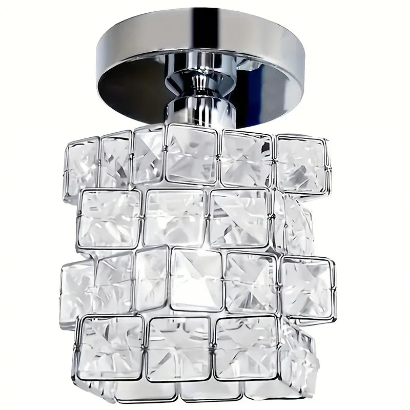 Creative and personalized American-style hallway and corridor lights, modern minimalist entryway and door crystal ceiling lights
