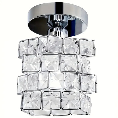 Creative and personalized American-style hallway and corridor lights, modern minimalist entryway and door crystal ceiling lights