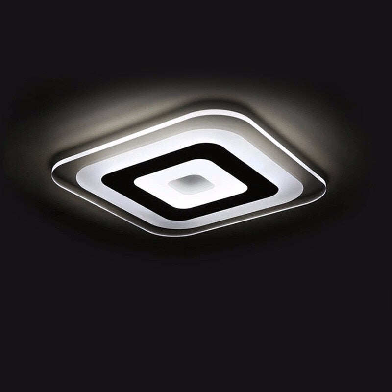 Ultra-thin Modern LED Ceiling Light For Living Dining Room Bedroom Lamps Kitchen Fixtures With Remote Diameter Lustre Iluminaria