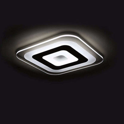 Ultra-thin Modern LED Ceiling Light For Living Dining Room Bedroom Lamps Kitchen Fixtures With Remote Diameter Lustre Iluminaria