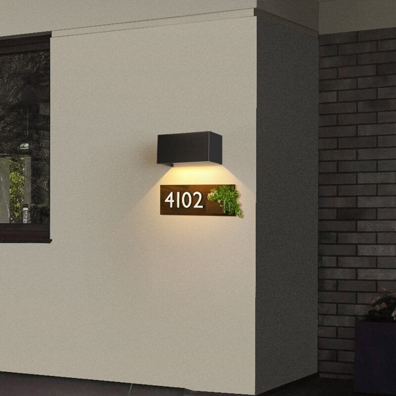 Nordic Modern Wall Light 12W 24W IP65 Waterproof LED Lamps Indoor Outdoor Wall Porch Bedroom Wall Lamp