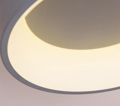 Round Circle Aluminum Modern Led Ceiling Light Lamp For Living Room Bedroom Dining Table Office Meeting Room