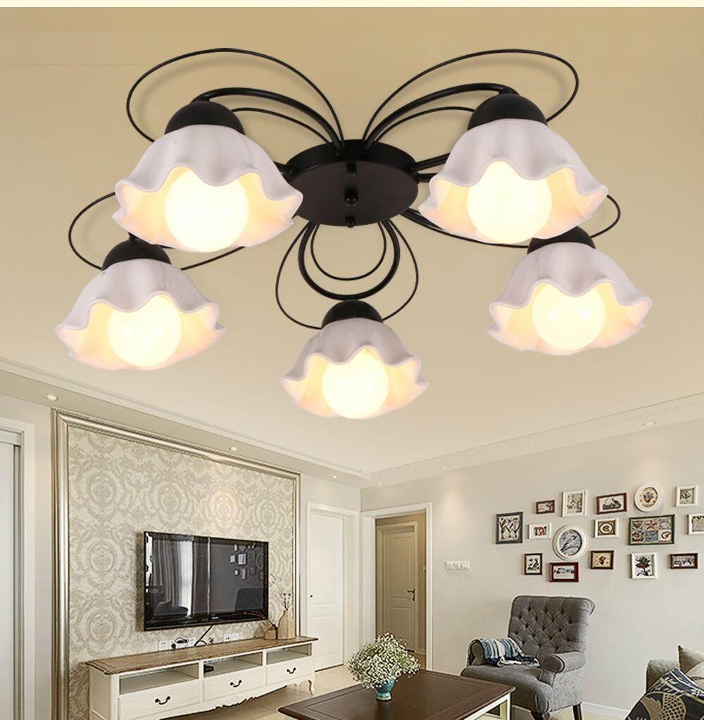 Led E27 Nordic Iron Ceramic LED Lamp.LED Light.Pendant Lights.LED Pendant Light.Pendant Lamp For Foyer Bedroom Dinning Room