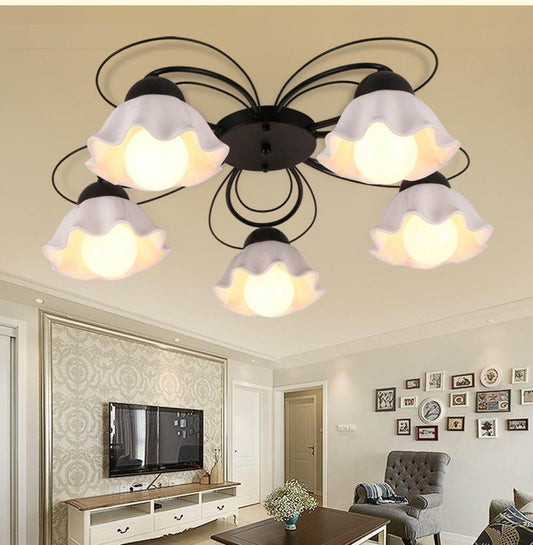 Led E27 Nordic Iron Ceramic LED Lamp.LED Light.Pendant Lights.LED Pendant Light.Pendant Lamp For Foyer Bedroom Dinning Room