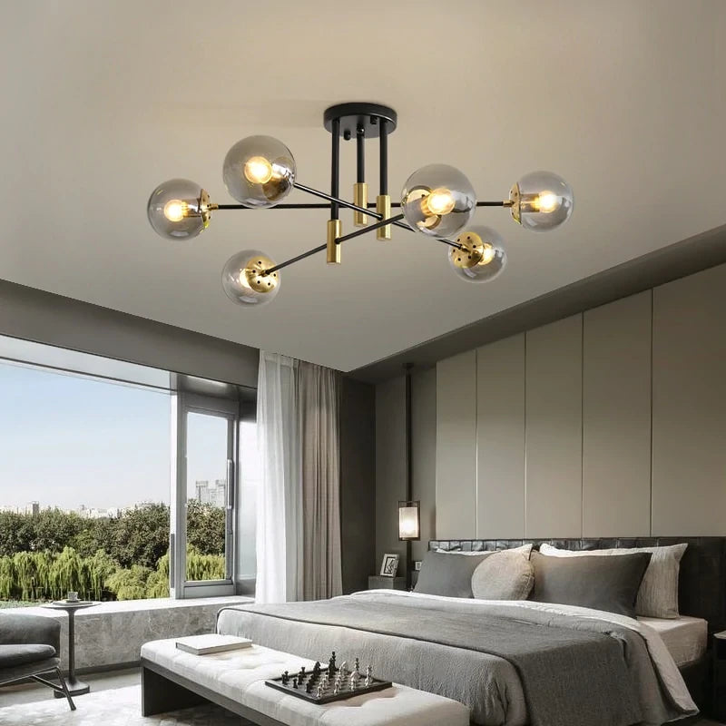 Copper Pendant Light Living Room Brass Pendant Lamps Dining Room Kitchen Fixture Modern Pendant Lights Bedroom Copper Lighting