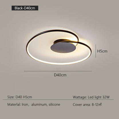 Bedroom Lamps  Mordern Minimalism Led Ceiling Lamp Creative Dimmable Study Room Light Indoor Lighting Home Decor Luster Fixtures