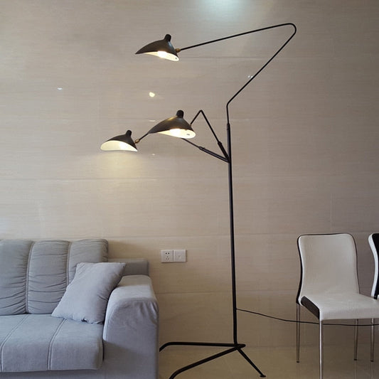 Designer Tripod Floor Lamp Nordic Adjustable Spider arm Stand light Loft Industrial Living Room bedroom decor indoor lighting