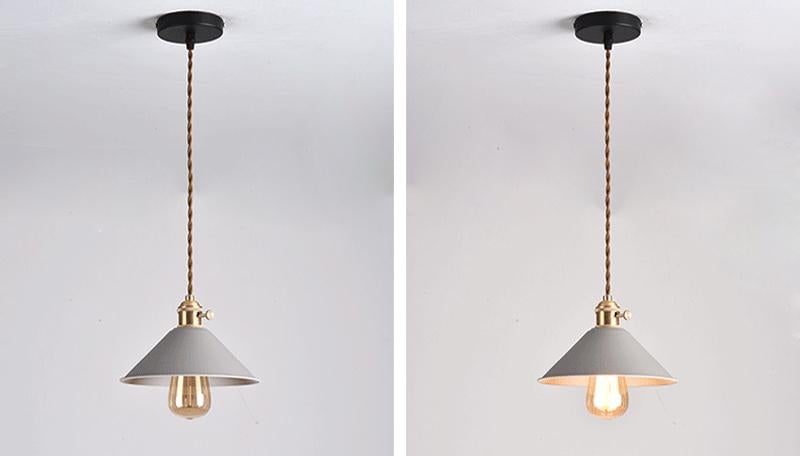 Modern Switch Pendant Lights Dining Room Lights Pendant Lamp Lamparas Colorful Aluminum Lamp Shade Luminaire For Home Lighting