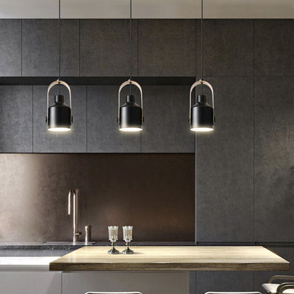 Nordic LED Pendant Light Wood Hanging Lamp Black White For Bedroom Dinnming Room Background Home Indoor Lighting Fixtures